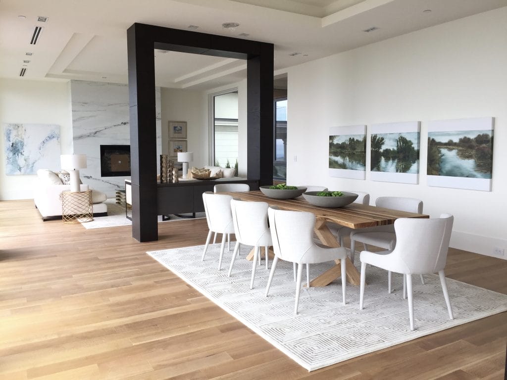 Dining room by Decorilla's top Vancouver interior designer, Dina H.