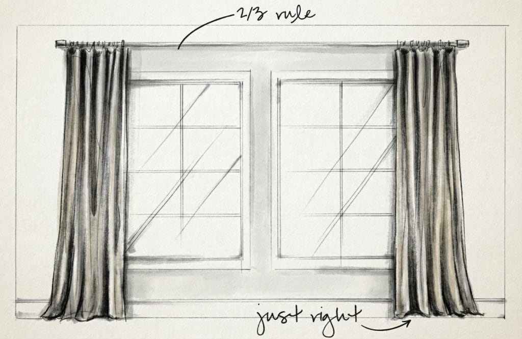 How to hang curtains like a pro, by Decorilla