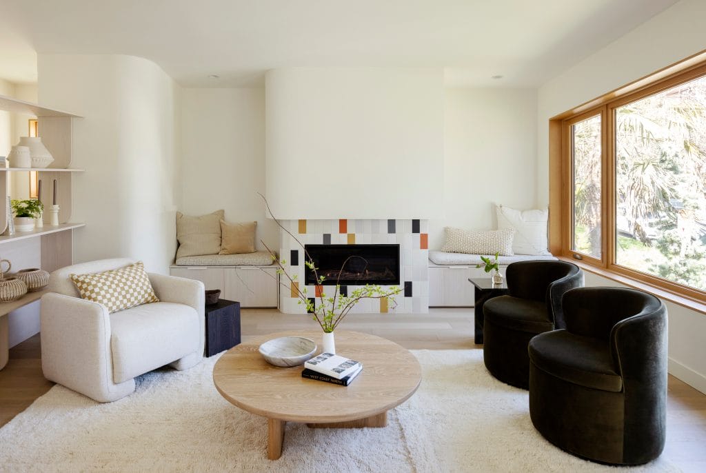 Living room by one of Vancouver interior designers, Ami McKay