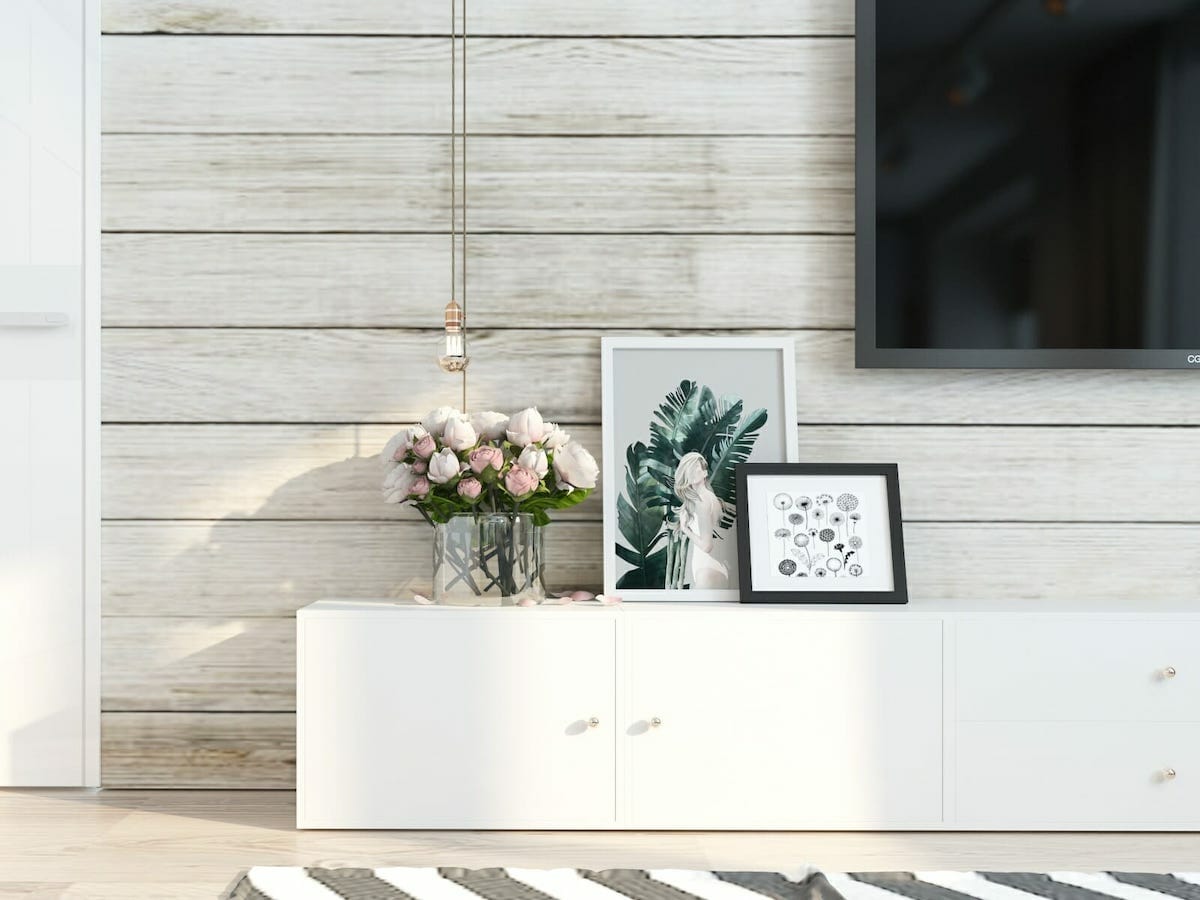 Modern white interior living room design - kate s