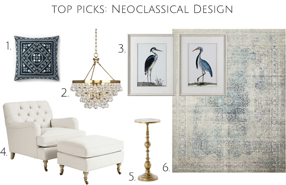 Neoclassic interior design top picks