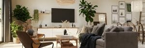 Nordic boho by online interior designer Aida Anis