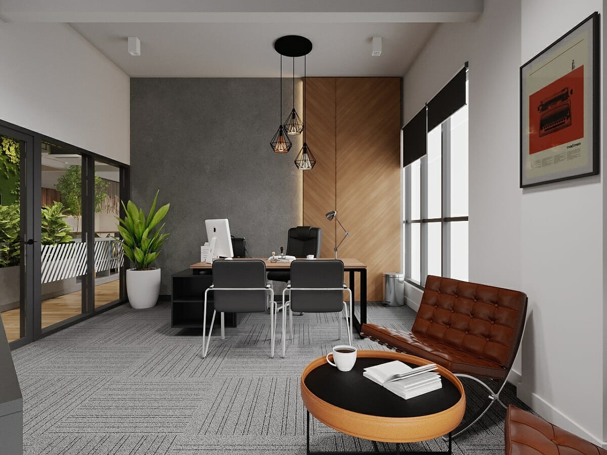 Office by online interior designer Aida Anis