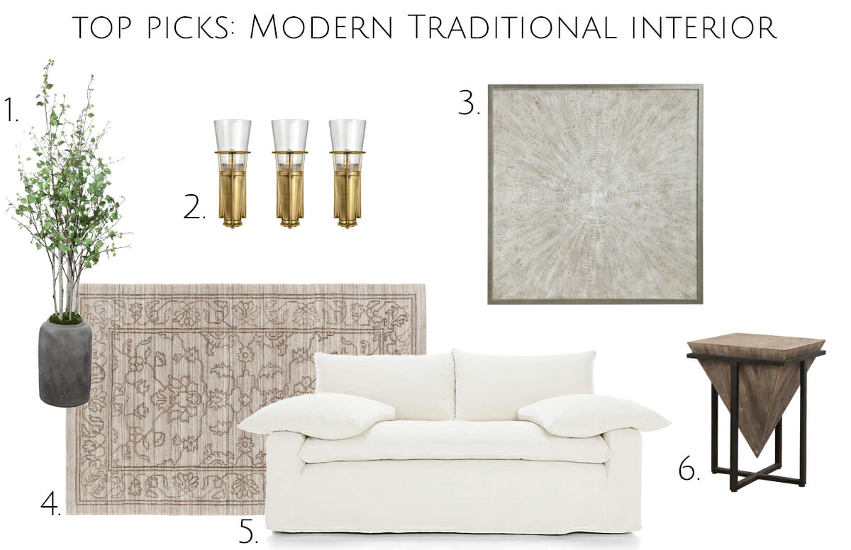 Top picks for a modern traditional interior