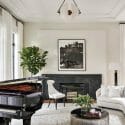 Transitional glam living room - Luxe