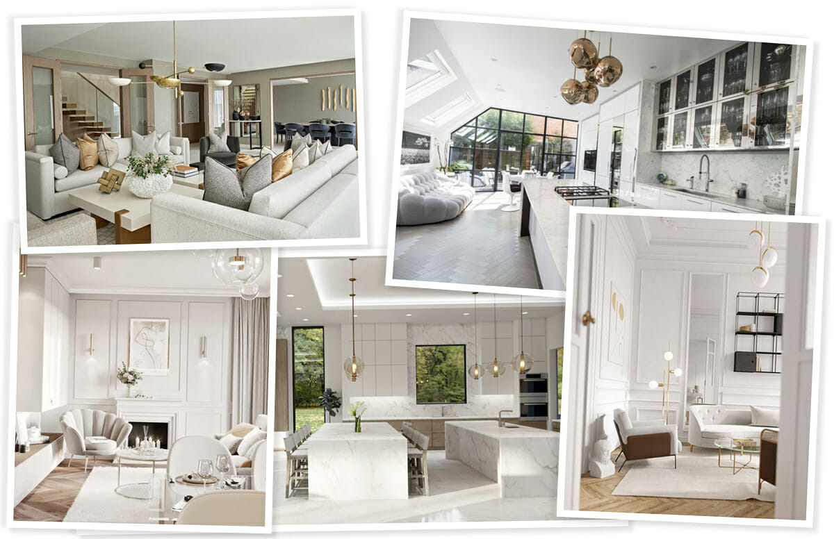 all white interior inspiration