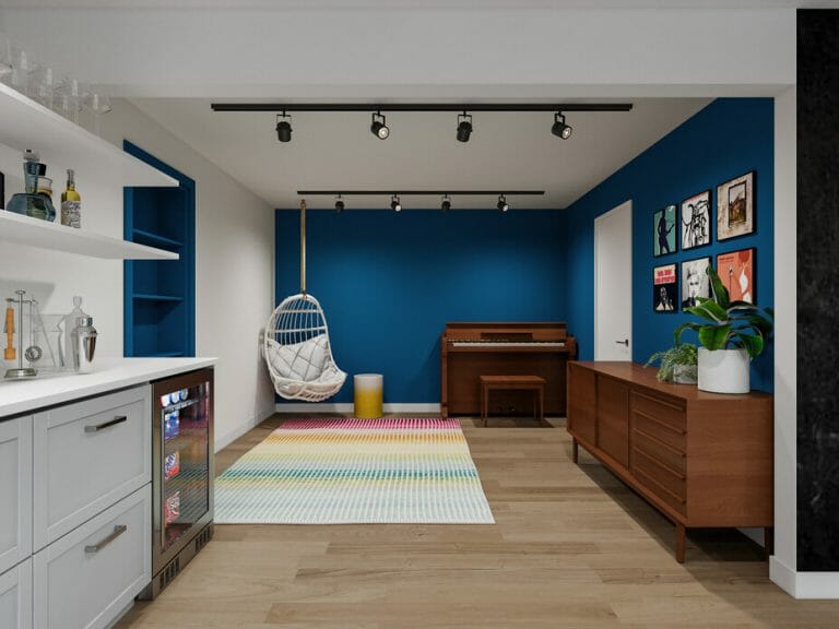 Before & After Cool Teen Hangout Room Ideas Decorilla Online Interior Design