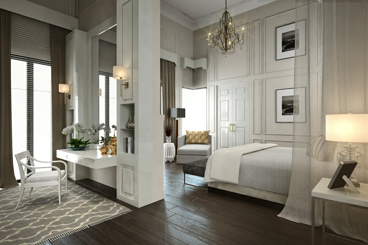 luxurious suite by online interior designer Aida Anis