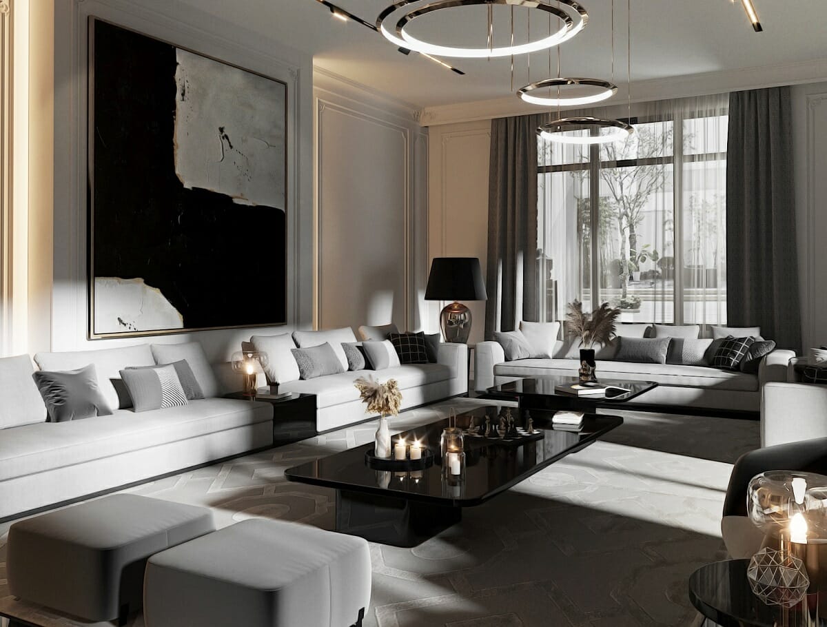 Neoclassical living room - Nathalie I