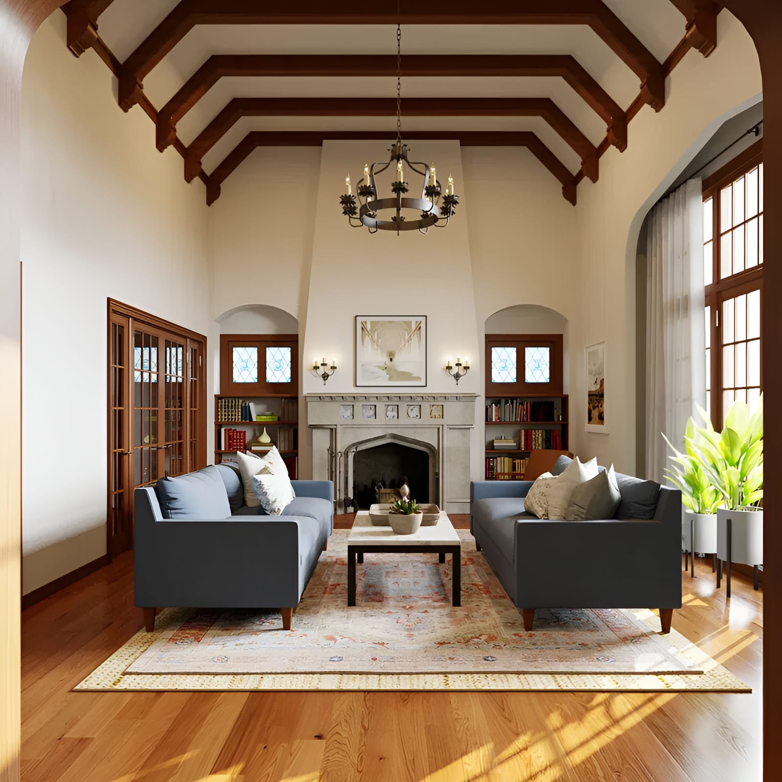 Before & After: Tudor House Interior Makeover - Decorilla