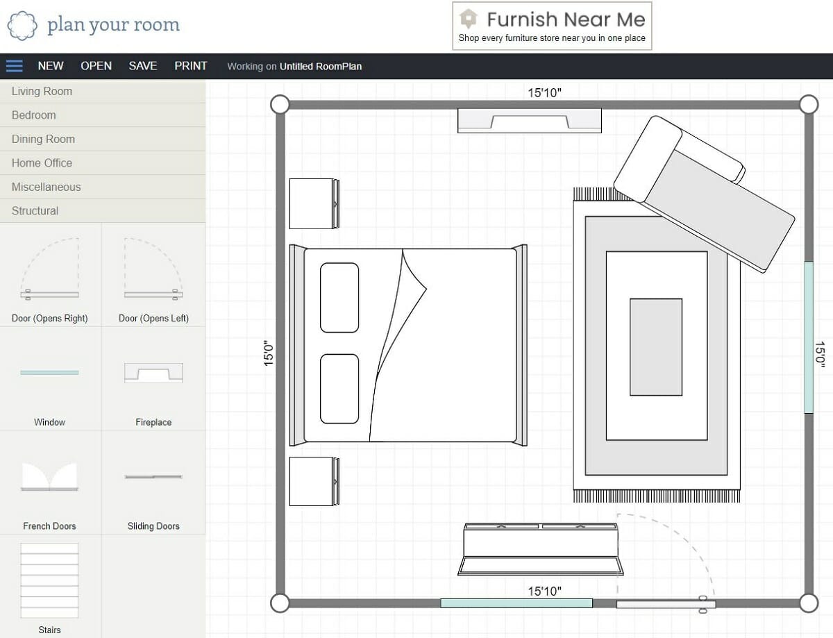 Virtual bedroom planner - Plan Your Room