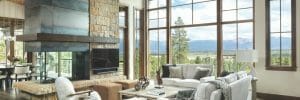 contemporary mountain living room by boise interior designers