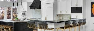 Black and gold kitchen - Amazing spaces