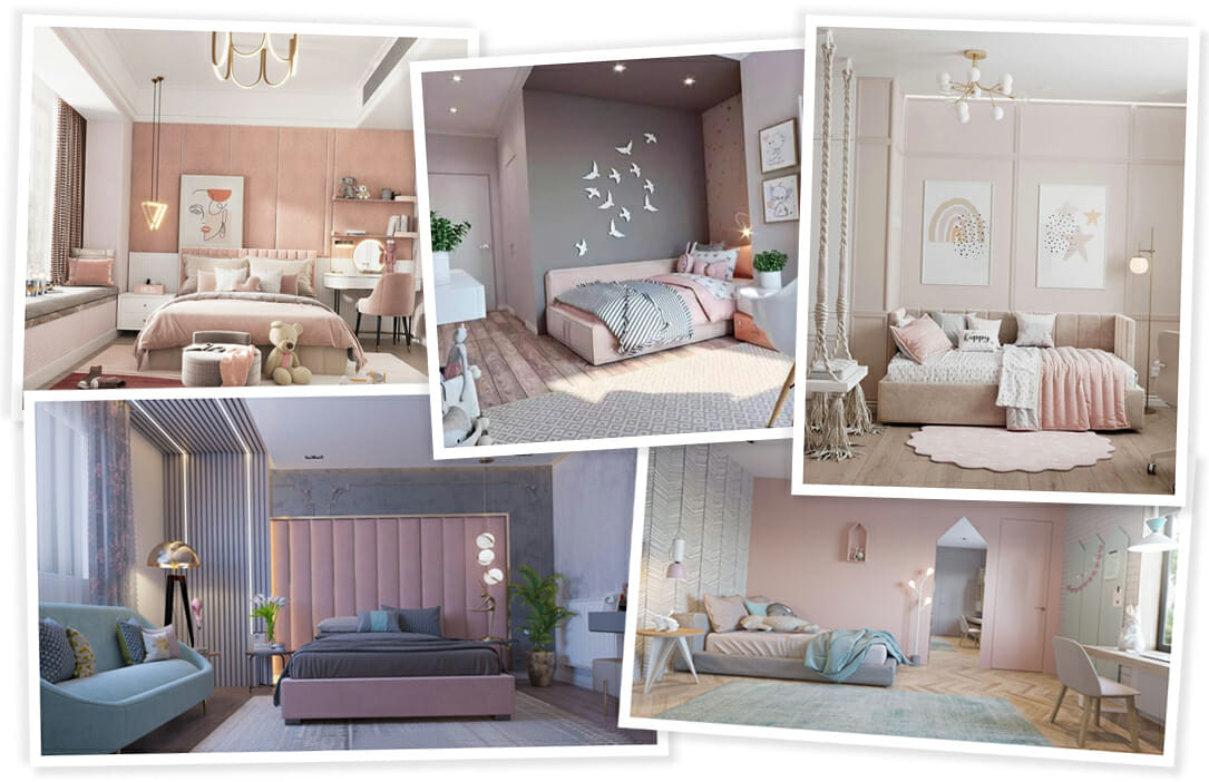 Cute pink room inspiration