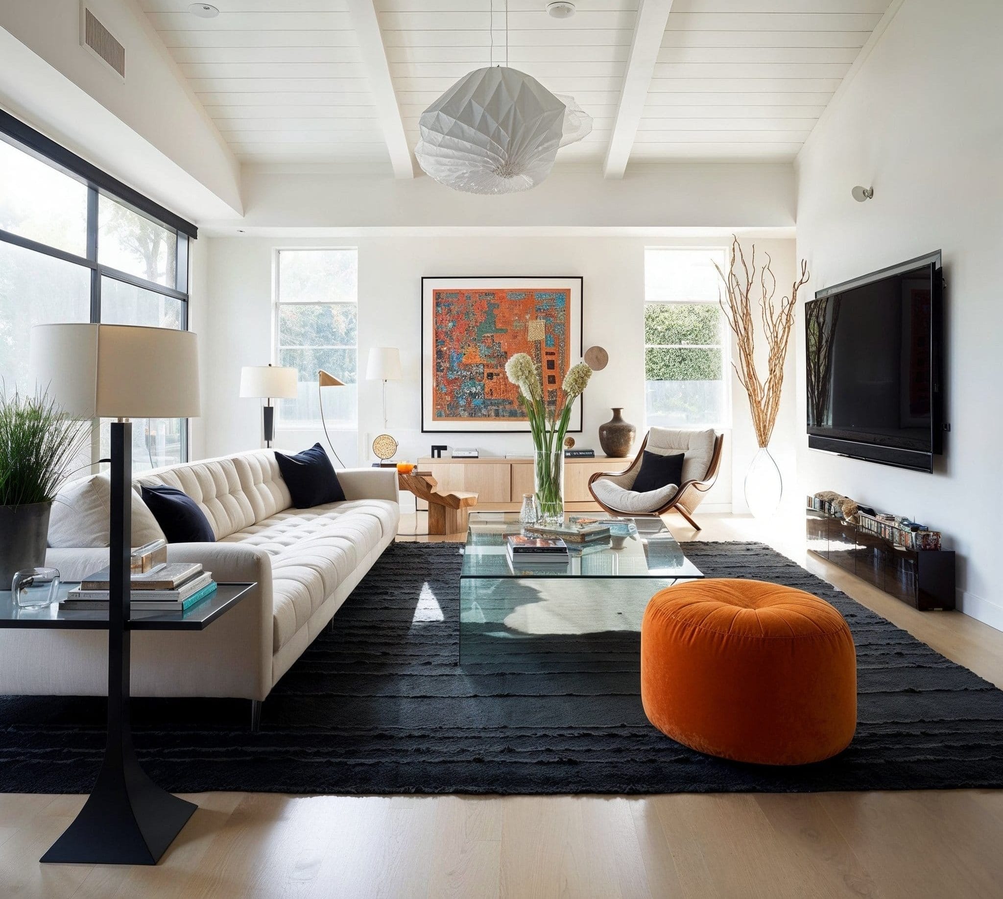 Decorilla virtual interior designer boho living room result