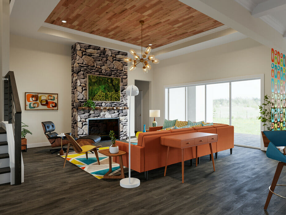 Eclectic mid-century modern design - Casey H