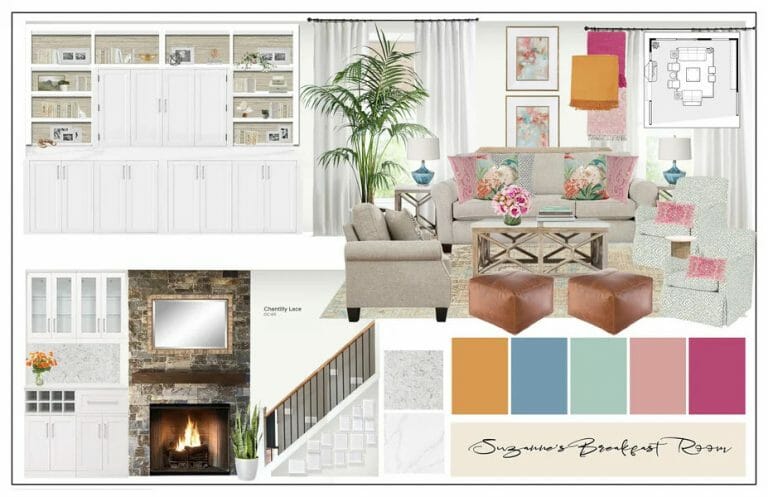 Before & After: Feminine Living Room Transformation - Decorilla Online ...