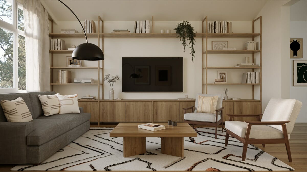 Living room by online interior decorator - Anna Yancheva