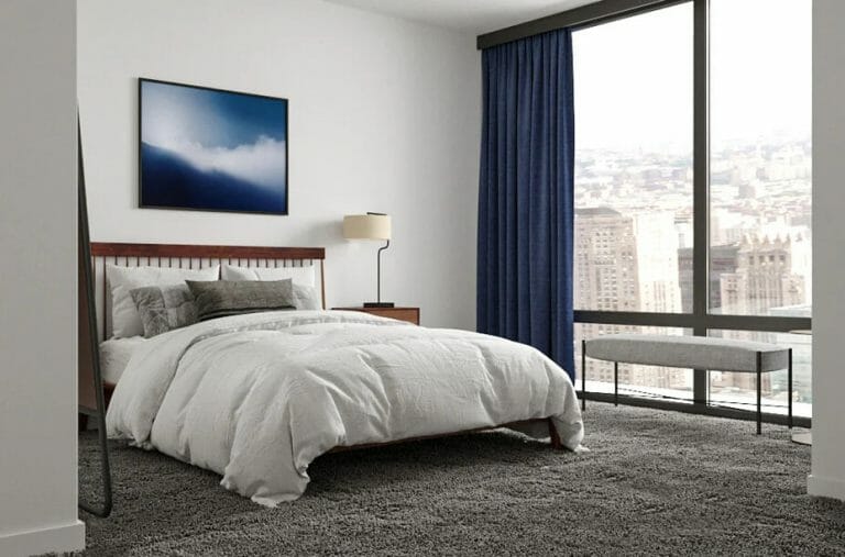 Before & After: Trendy Masculine Apartment Decor - Decorilla Online Interior Design