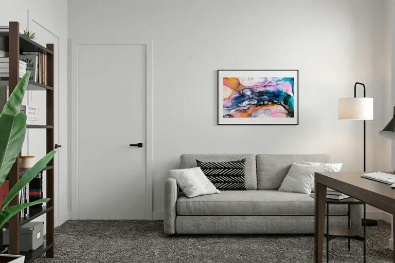 Before & After: Trendy Masculine Apartment Decor - Decorilla Online Interior Design