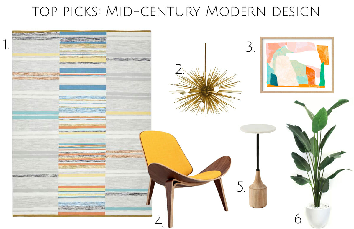 Mid-century decor top picks