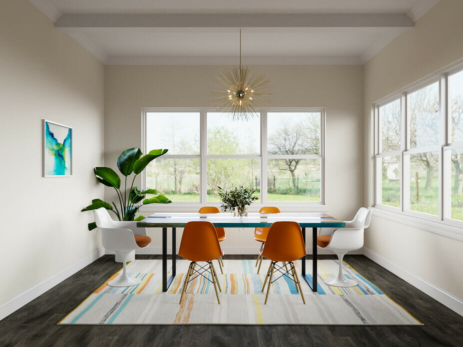 Mid century modern dining room design - Casey H