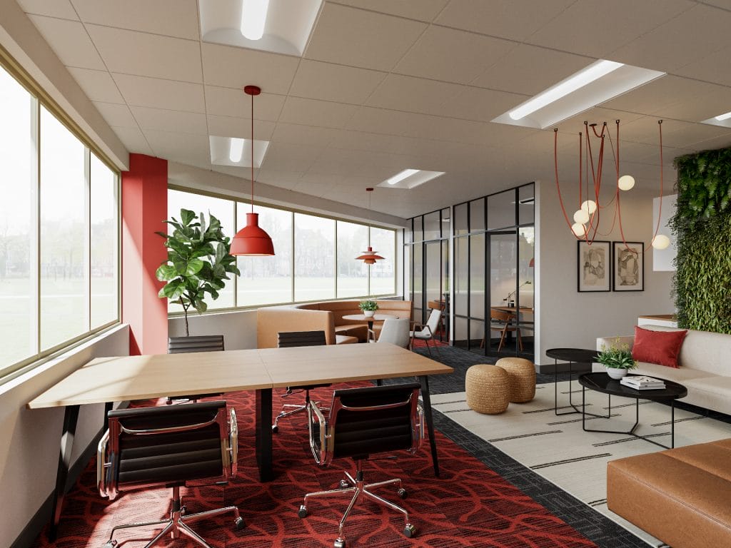 Modern office design ideas by Decorilla designer, Ibrahim H.