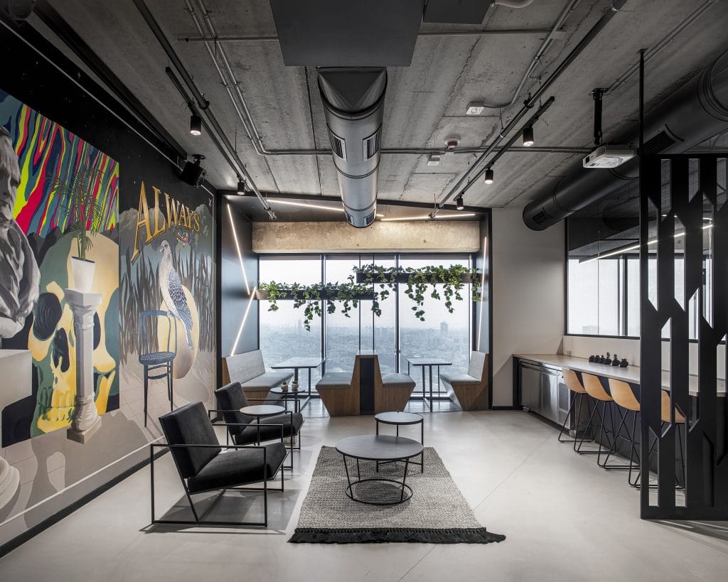 Modern office interior design ideas by Decorilla designer, Yosef R.