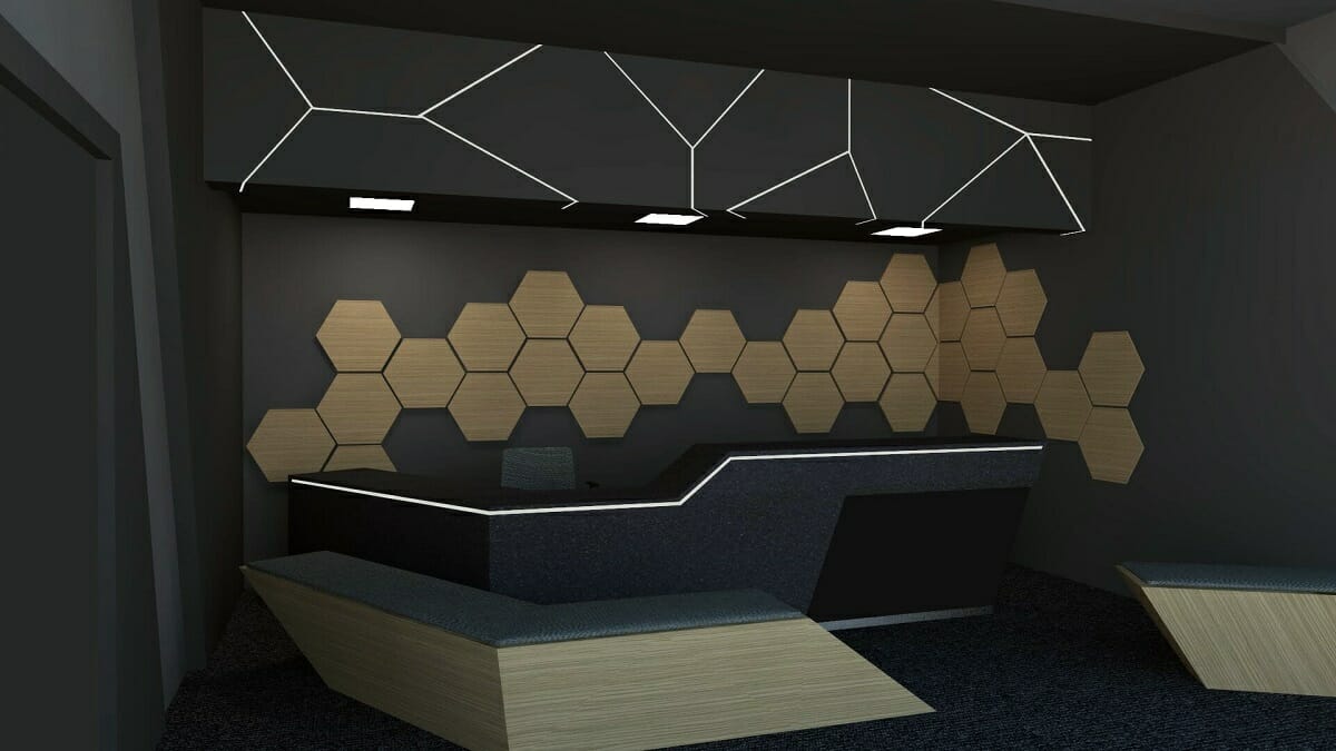 Modern office wall design - Selma A