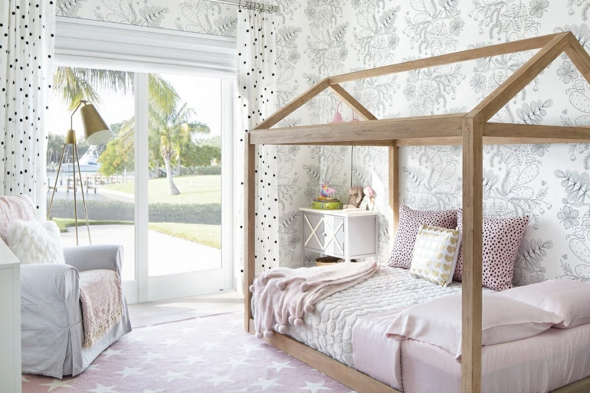 Nursery with palm beach interior design style - Krista