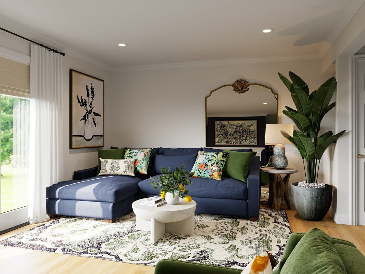 Summer living room decor for comfy living - Casey H.