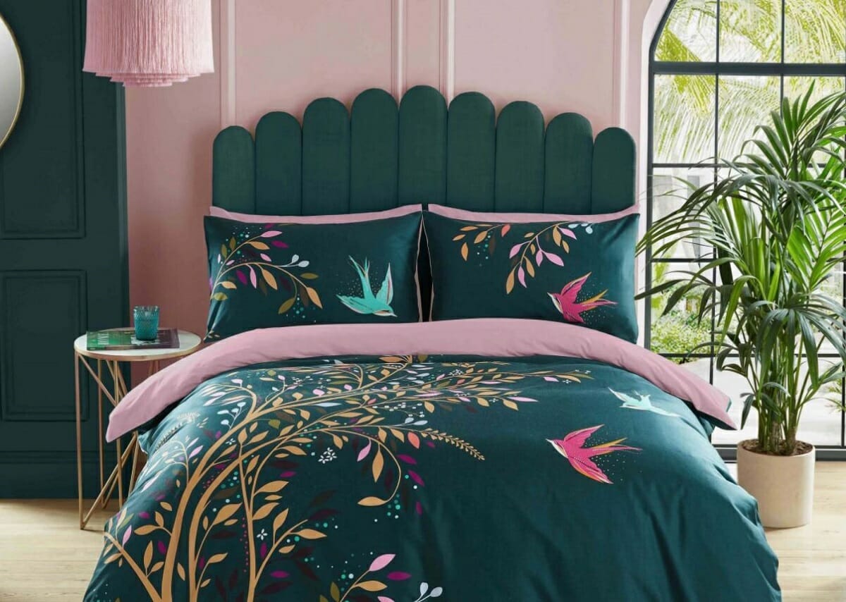 Summer room ideas in pink and green - Pint