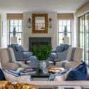 Transitional living room by Lexington KY interior designers