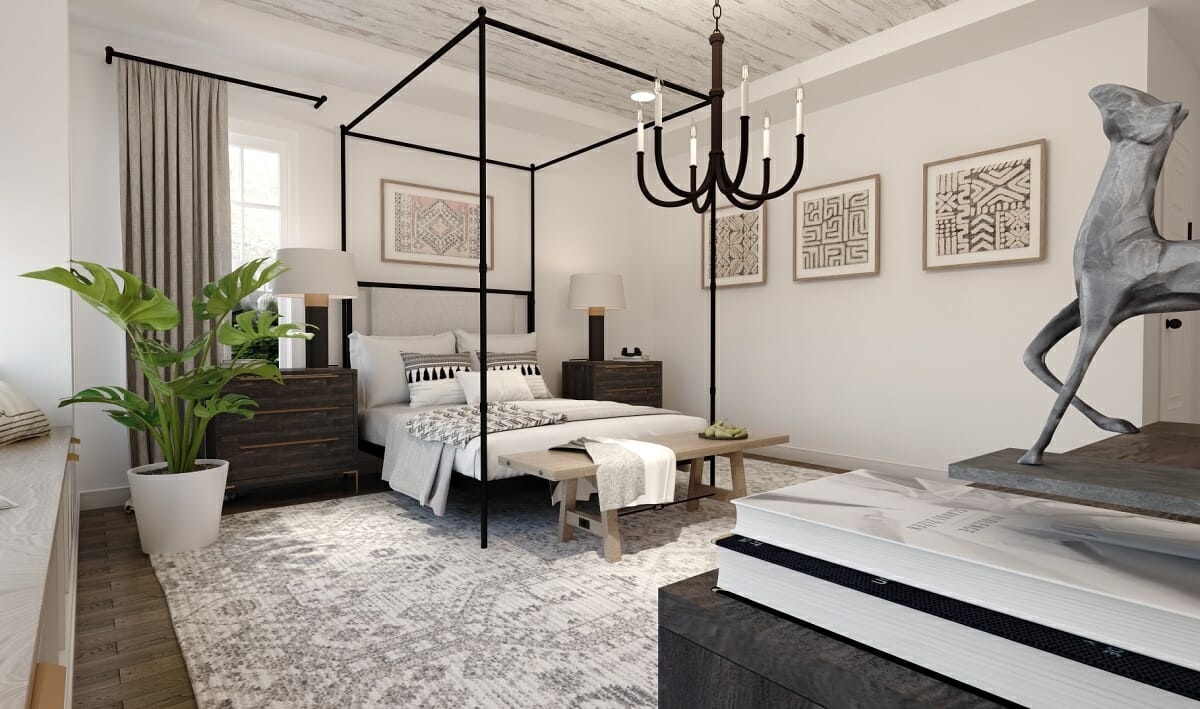 Virtual bedroom interior design - Nikola P