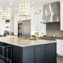 black and white luxury kitchen design