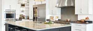 black and white luxury kitchen design