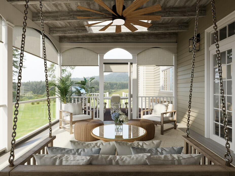 modern traditional house patio interior design ideas - Casey H