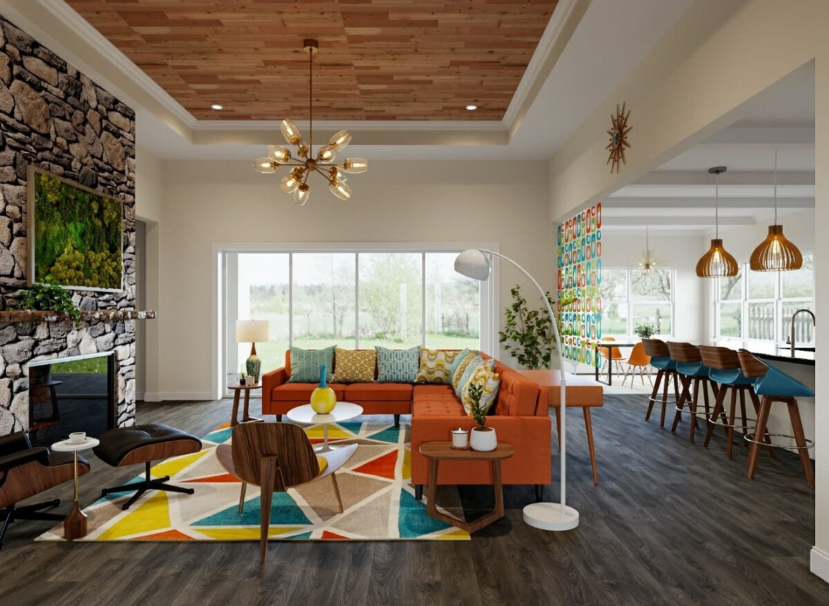 50s style living room design - Casey H
