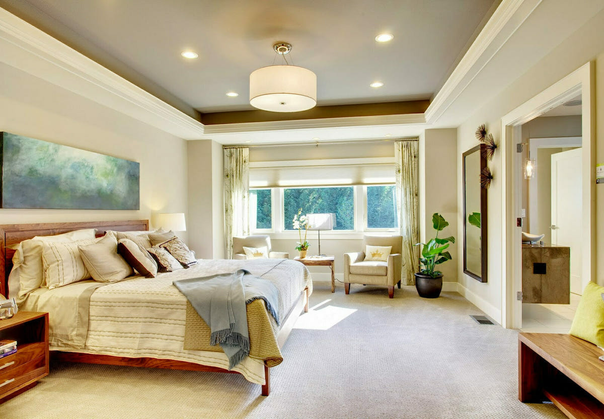 Inviting bedroom by Decorilla's top Des Moines interior designers