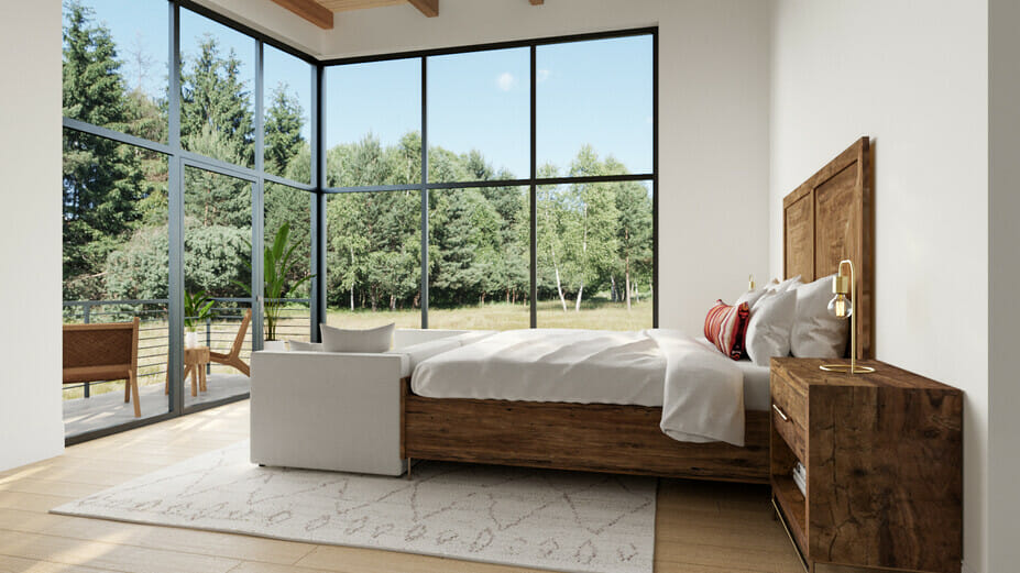 Lake house bedroom interior design - Selma A