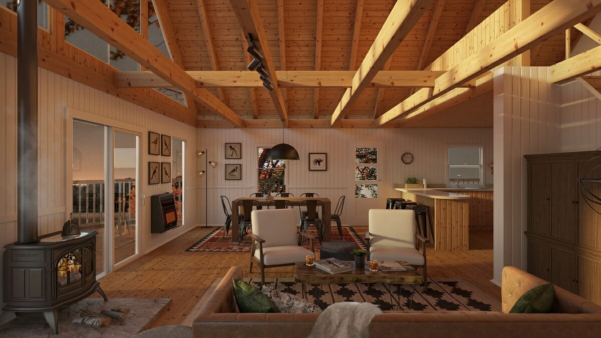 Lodge style living room furniture - Iulia B