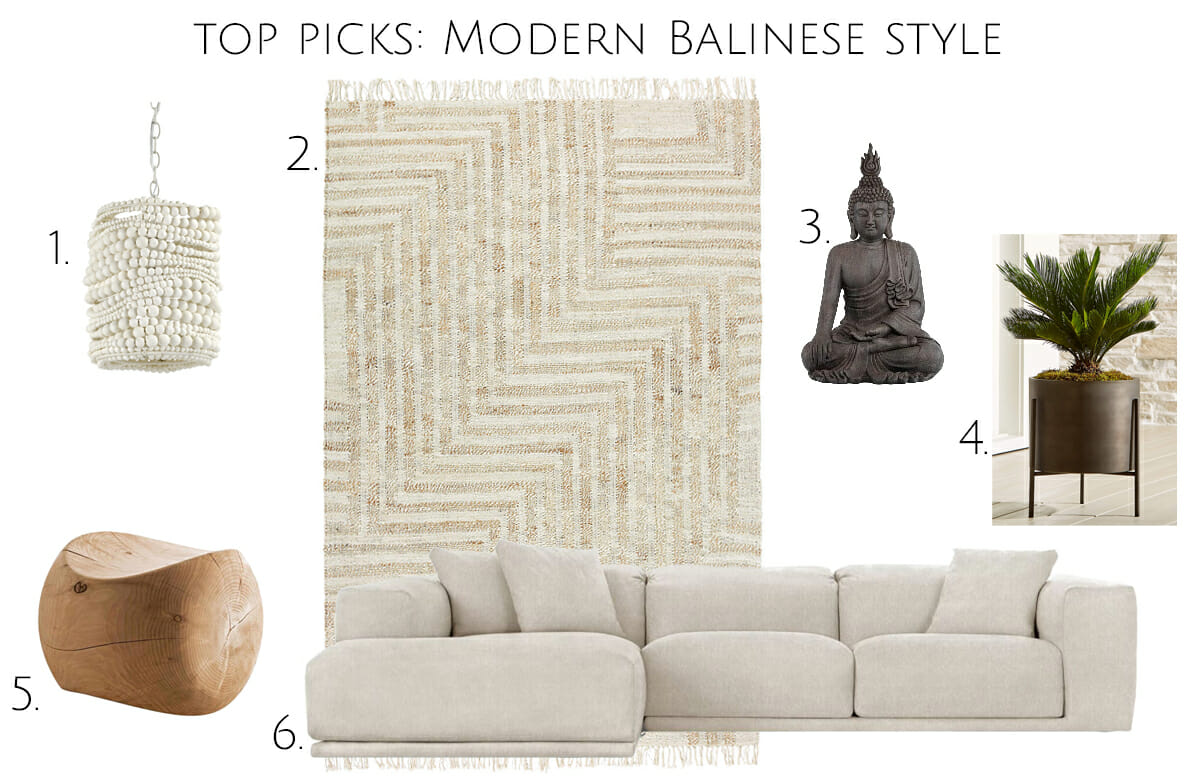 Modern Balinese style interior design top picks