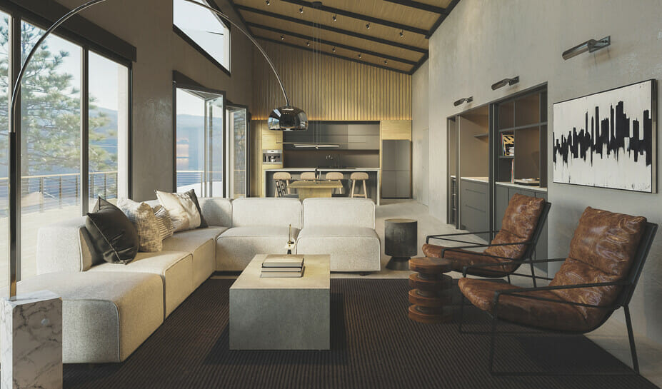 Modern rustic living room ideas - Darya N
