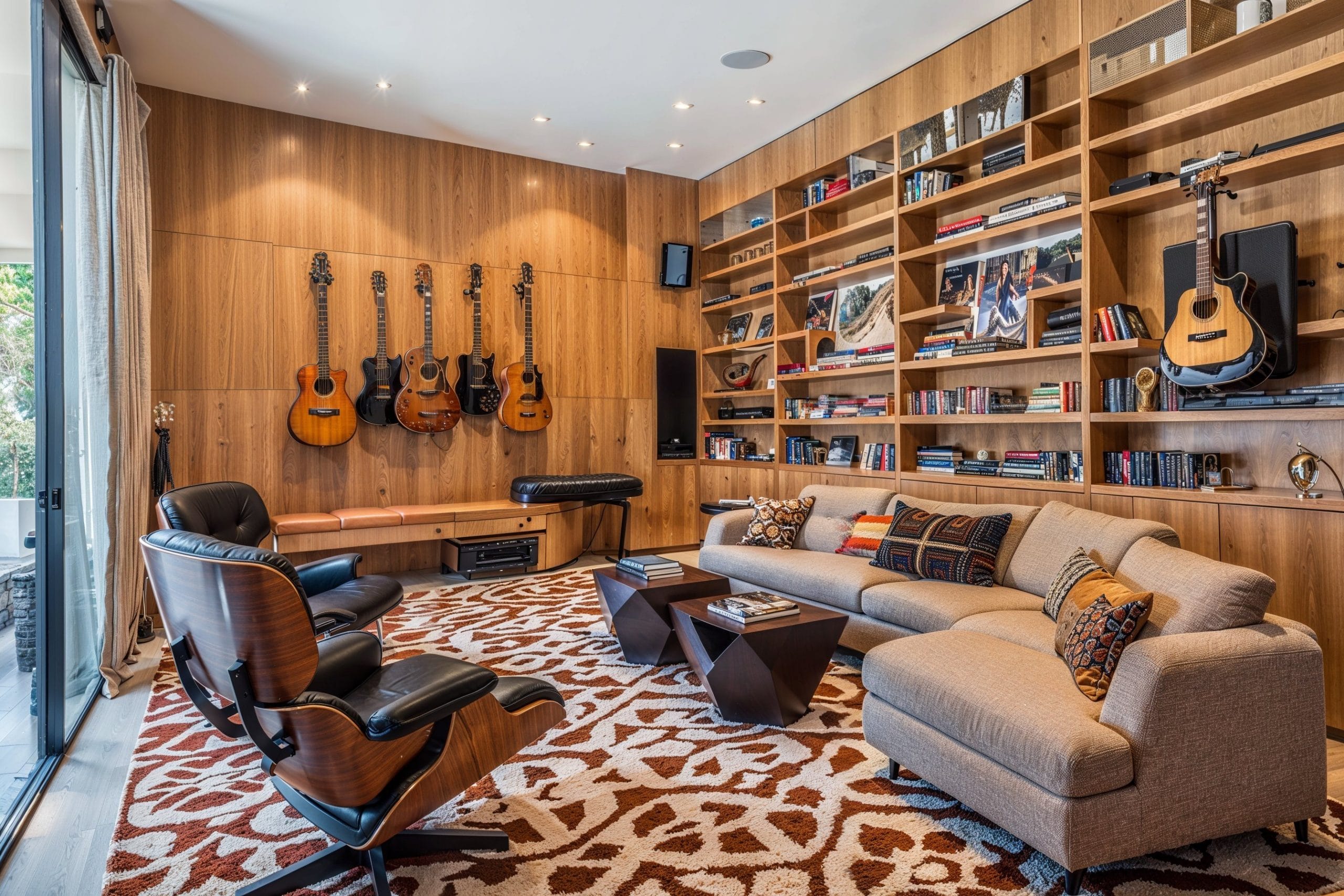 Before & After: Eclectic Music Room at Home