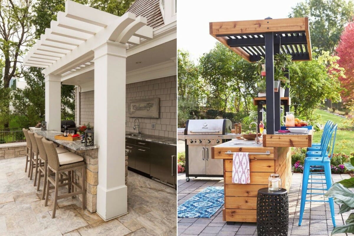 Outdoor kitchen bar ideas - Archziner