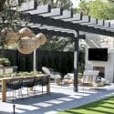 Sleek exterior by patio designers near me - Nestling with Grace