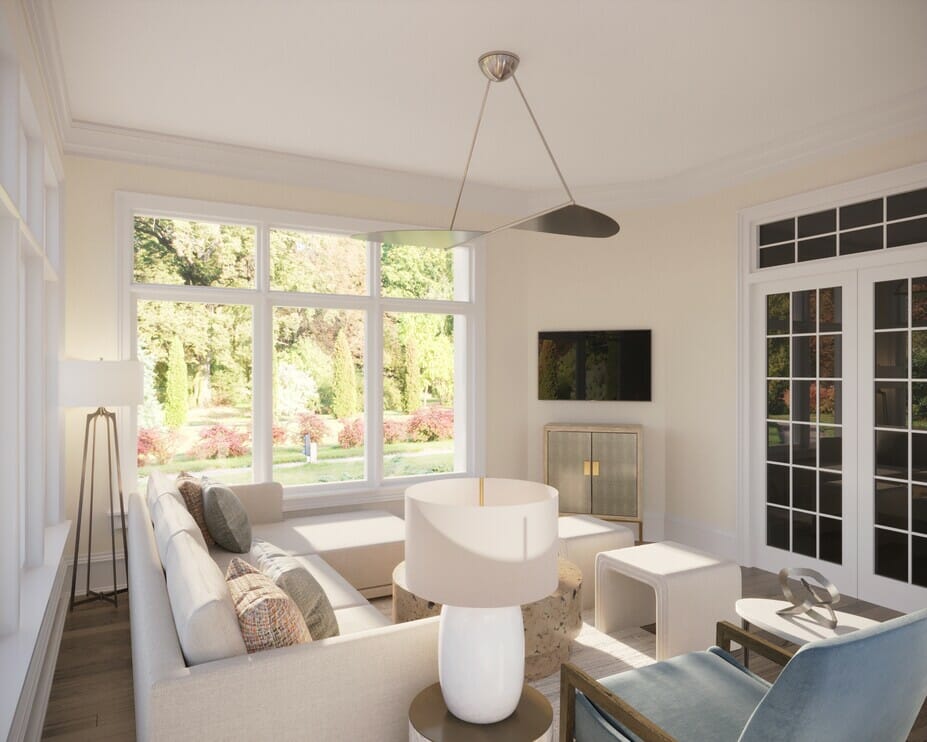 Sunroom interior design - Berkeley H.