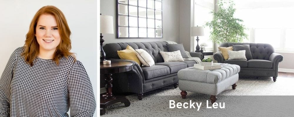 Top interior decorators Des Moines IA Becky Leu