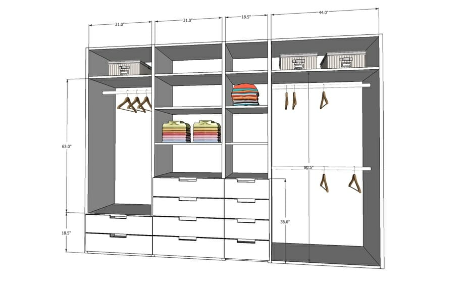 Online interior design service - closet design help