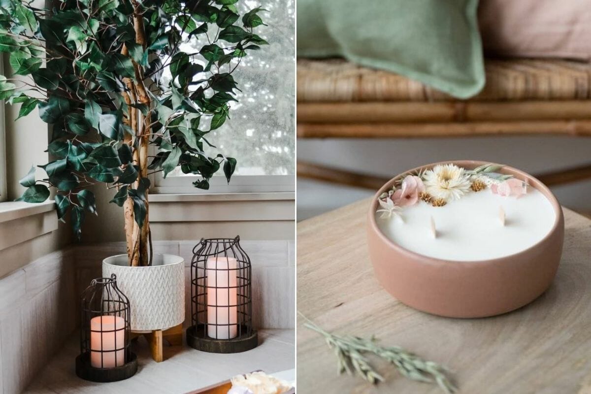 Affordable home decor ideas - candles